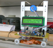 MSlin V2 avec carte de commande et de puissance ainsi que l'écran LCD et le pendule inverse